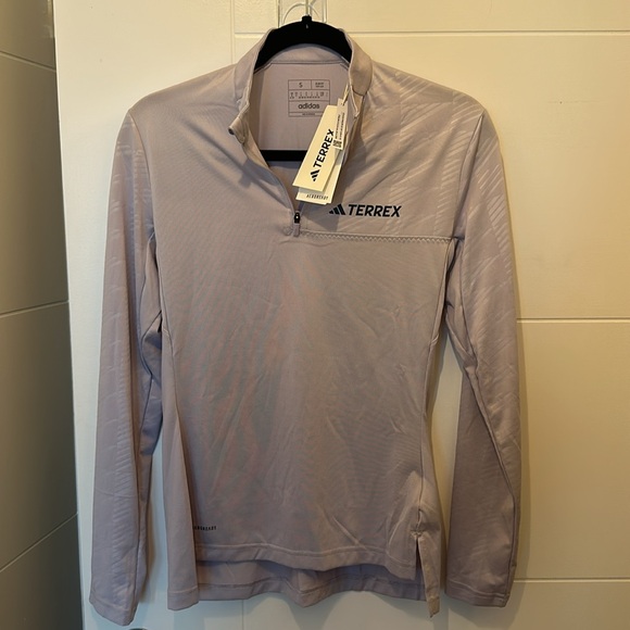 Adidas terrex half-zip long sleeve, small - Picture 7 of 9